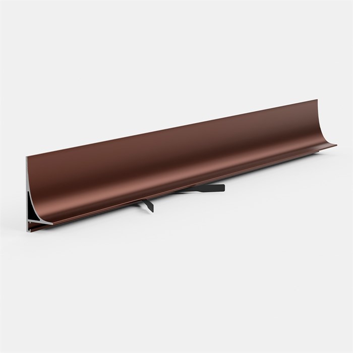 Плинтус Pro Design Corner L 584 Анодированный коньяк 584K - фото 6017