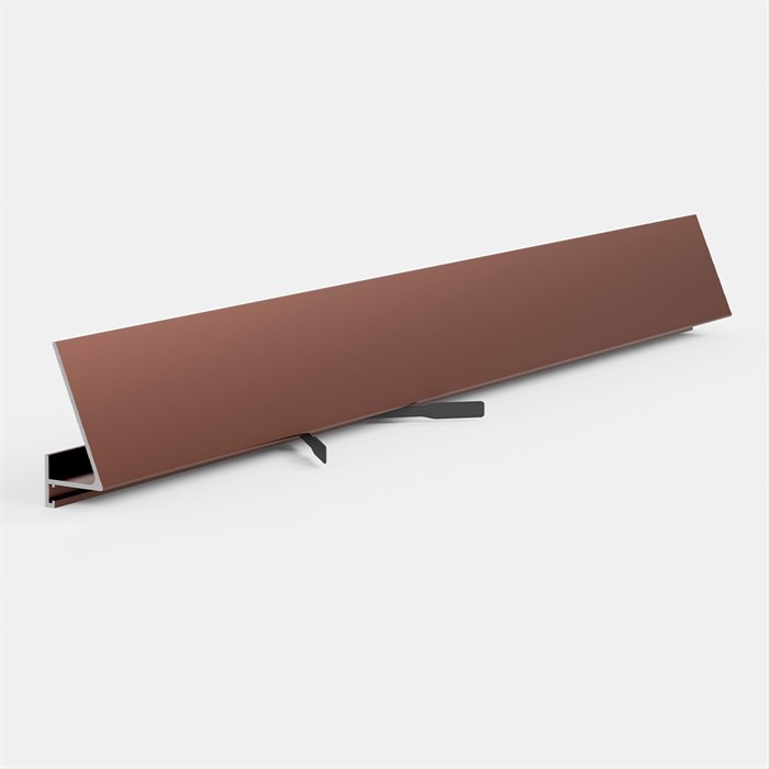 Плинтус Pro Design Corner 570 Анодированный коньяк 570K - фото 6063