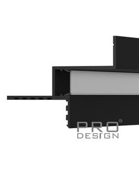 Парящий потолочный профиль Pro Design Gipps 602 Черный