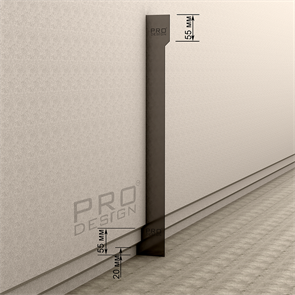 Шаблон для монтажа теневого плинтуса Pro Design Slim 723, сталь 1797