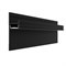 Теневой плинтус скрытого монтажа Pro Design Panel 7209 Черный Муар RAL 9005 - фото 5038