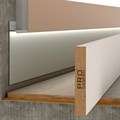 МДФ вставка в плинтус Pro Design 80 мм (грунт под покраску) IN80MDF